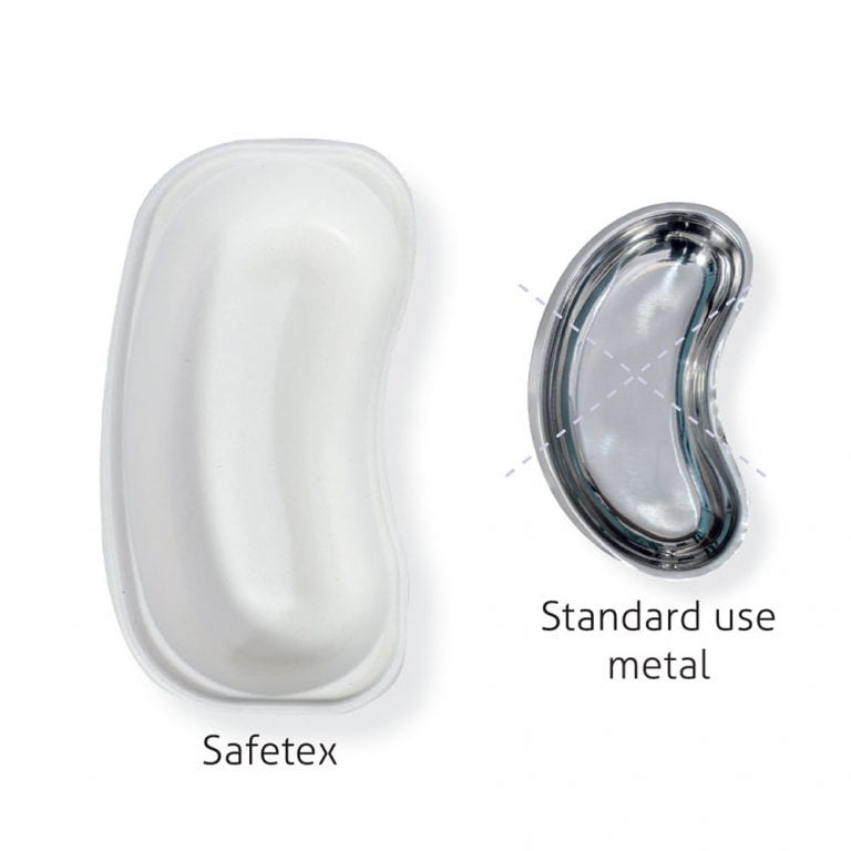 Safetex vs Metal kidney dish